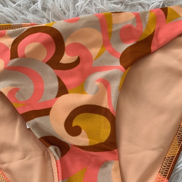 NWT Zimmerman Mae tie shoulder bikini set in swirl sz 2 (6-8) - Picture 11 of 11